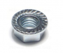 ZINC SERRATED LOCK NUT 3/8-16