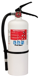 WHITE FIRE EXTINGUISHER 10-BC 5#