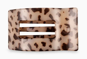 FLAT REC SML TORT HAIR CLIP