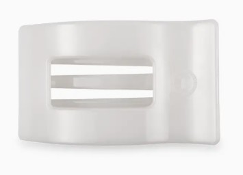 FLAT REC MED COCONUT WHITE CLIP