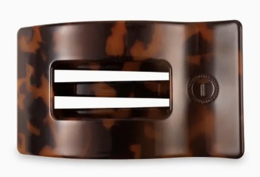FLAT REC LRG TORT HAIR CLIP