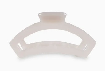 OPEN COCONUT WHT MD HAIR CLIP