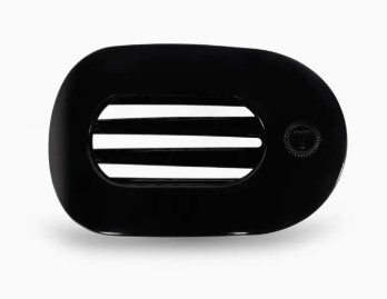 JET BLACK MED FLAT CLIP