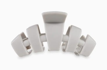 SILVER FLAMES MED CLSC HAIR CLIP