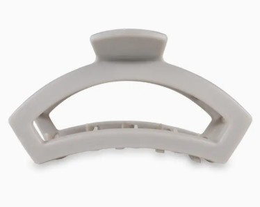 SILVER FLAMES LRG OPEN HAIR CLIP