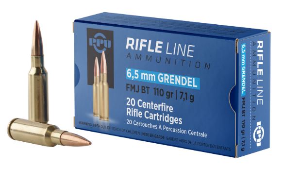 PPU 6.5 GRENDEL FMJBT 100 GRAIN 20 ROUNDS
