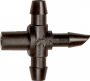 PLASTIC DRIP IRRIGATION TEE 1/4"