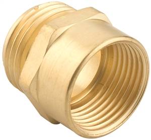 BRASS HOSE CONNECTOR 3/4X3/4IN