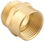 BRASS HOSE CONNECTOR 3/4X3/4IN