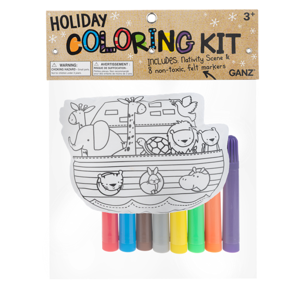 NOAHS ARK COLORING KIT