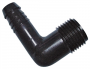 BLACK POLY MNPTXBARB ELBOW 1/2"