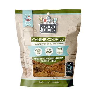 PB & MOLASSES CANINE COOKIES