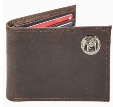 LT BRN PASSCASE WALLET