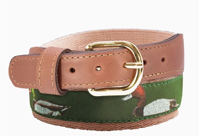 GREEN RIBBON DUCK BELT