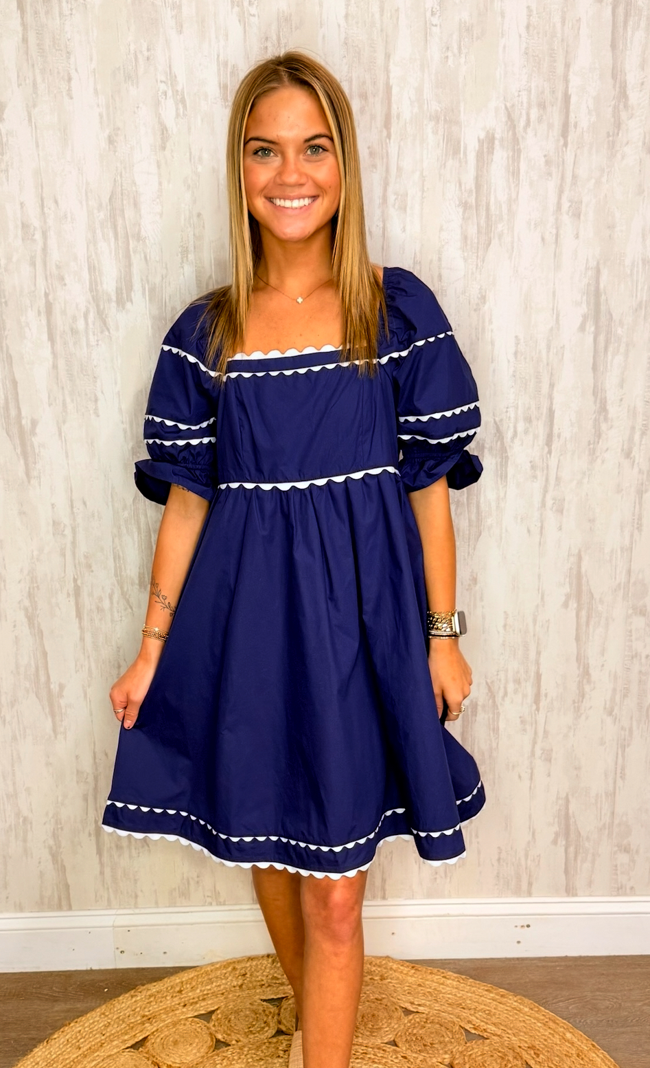 PUFF PEASANT DRESS