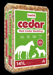 RED CEDAR SHAVINGS 2 CU FT