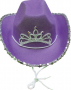 PURPLE COWGIRL HAT