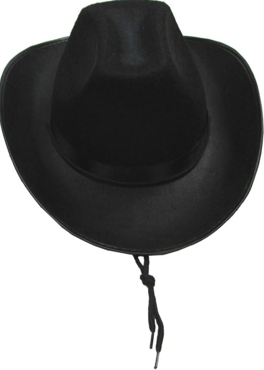 BLACK COWBOY HAT