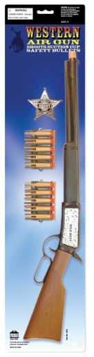 WESTERN AIR RIFLE TOY SET
