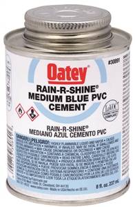 BLUE PVC SOLVENT CEMENT 8OZ