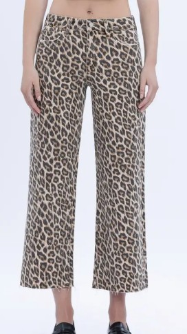 OLIVIA LEO HI CROP WIDE JEAN