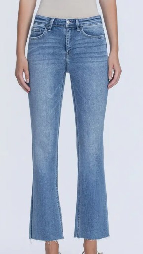 BELLA HI CROP FLARE JEAN