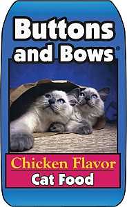 BUTTON & BOWS CAT FOOD 20LB