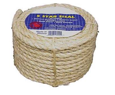 TWISTED SISAL ROPE 3/8"X50'