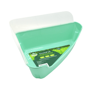 CORNER LITTER PAN W/SHIELD