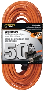 ORANGE EXTENSION CORD 50FT