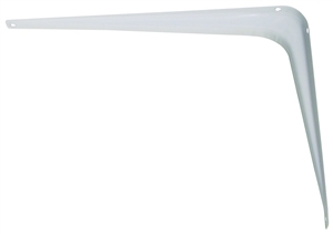 WHITE SHELF BRACKET 8IN