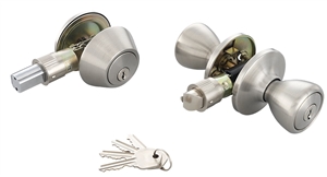 STEEL DEADBOLT/ENTRY LOCKSET