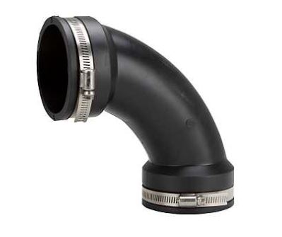 PVC QWIK PIPE ELBOW 3IN 90DEG