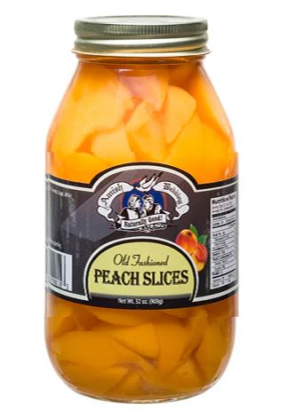 OLD FASHIONED PEACH SLICES 32 OZ