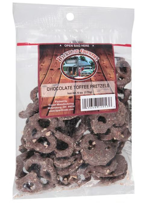 TOFFEE CHOCOLATE PRETZELS 6OZ