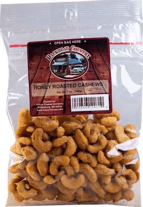 HONEY ROASTED CASHEWS 7OZ