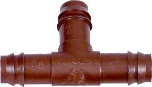 BARB DRIP IRRIGATION TEE 1/2"
