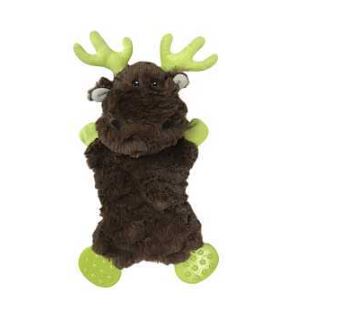 FLATTIES MOOSE DOG TOY