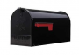 BLACK STEEL MAILBOX 8.7IN
