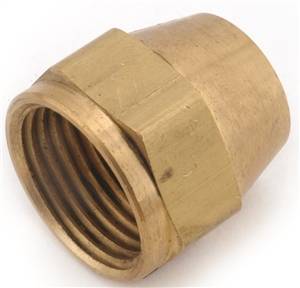 BRASS SHORT FLARE NUT 3/8IN