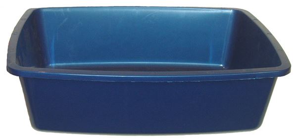 LARGE BLUE CAT LITTER PAN