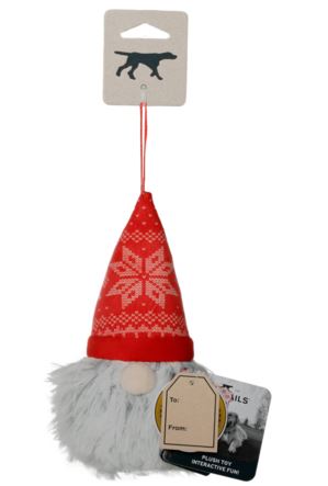 HOLIDAY GNOME PLUSH DOG TOY