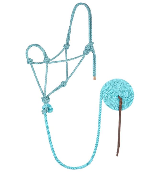 DIAMOND BRAID ROPE HALTER & LEAD