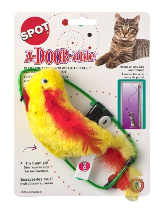 A-DOOR-ABLE BIRD CAT TOY