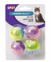 SHIMMER BALLS CAT TOY 4PCK
