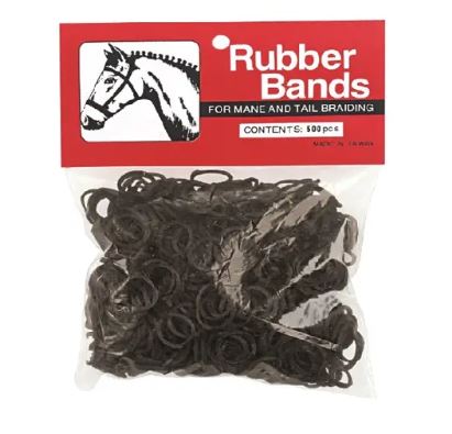 MANE & TAIL RUBBER BANDS 500PK
