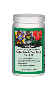 FERTILOME PLANT FOOD 20-20-20 1.5LB
