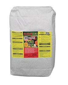 DUSTING WETTABLE SULFUR 25LB