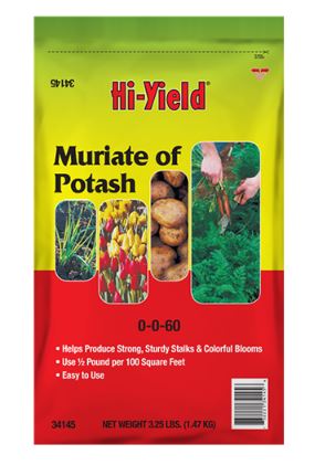 MURIATE OF POTASH 0-0-60 3.25LB