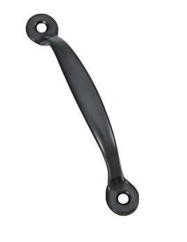 BLACK DOOR PULL 4-3/4"